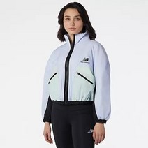 뉴발란스 애슬래저 방한 재킷 그레이 크롭 윈터 러닝 윈드 방수 우븐 Athletics Winterized Jacket