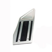 자동차 스타일링 AT/MT 가스 브레이크 페달 커버 드릴 스틸 미끄럼 방지 가속기 오버레이 푸조 3008 2017 2, 01 1pcs