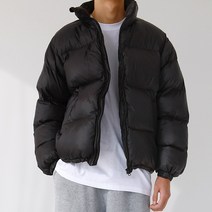 매트 푸퍼 숏패딩 점퍼