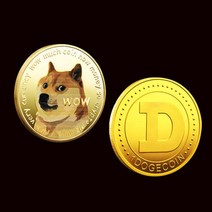 도지코인 기념주화 친구선물 기념품 동전 희귀주화 희귀동전 선물용 대박기원 모형주화 화폐수집 선물