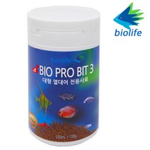 [네이처풀] 바이오프로 비트3 대형열대어 사료 100g/250ml