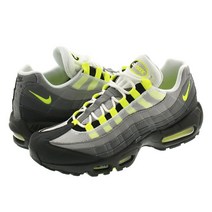나이키 에어 최대 95 OG Nike Air Max 블랙 / 네온 옐로우 라이트 흑연 CT1689-001