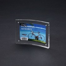 + ( 커브형 자석사진액자 3R 127x89 ) 아크릴액자 탁상액자 상패 책상액자 사진꽂이 미니액자 예쁜액자 이쁜액자 크리스탈 가족사진, II옵션xII, 상세페이지 참조