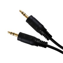 넥시 스테레오 3.5mm AUX 차량용 스피커 스마트폰 오디오 연결케이블, 2m, 1개