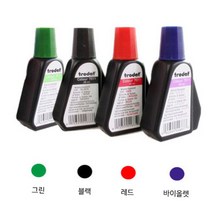 [유진스탬프] 도장/날짜/인감/고무인 트로닷 리핑잉크(28ml), 빨강