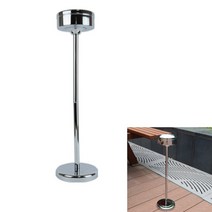 HY 롱스탠드 재떨이 재털이 실버 야외용재털이 재털이휴지통