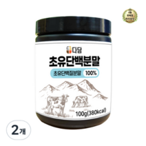 라이브잇 다담 웰푸드 초유단백 분말 100%, 100g, 6개