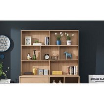 편안하고 따뜻한 다이닝룸 선반형 상부장 주방수납, 색상_오크, 상세페이지 참조