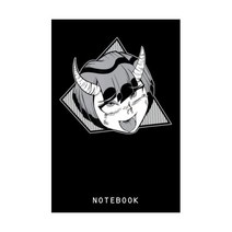 애니메이션 악마 소녀 그루지 고트 파스텔 하라주쿠 패션 저널 노트북: 라인 6x9 120페이지의 노트북 귀여운 일기 또는 스케치와 글쓰기를 위한 메모장 모든 애호가를 선물.