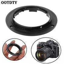 ootdty 카메라 렌즈 총검 마운트 링 수리 부품 니콘 18-55 18-105 18-135 55-200, 없음