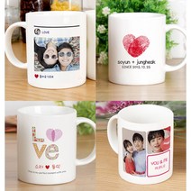 [커플/연인/선물상자] 커플 연인 생일 기념일 돌답례 어린이집 선물 유치원 졸업 수료 포토머그컵 포장박스, 선물상자 블랙하트