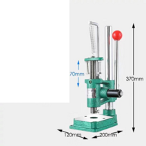 소형 프레스 기계 가죽 공방 날인기 불박기 금박기, 프레스기 - JM32 둥근 헤드