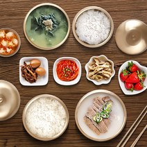 유기 그릇 반상기 놋 세트 방짜 놋쇠 예단 1인 궁중 밥공기 젓가락숟가락 놋수저 잔술잔추천, 생활식기1인