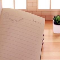 빈티지 양장노트 하드커버 공책 일기장 사무용품 두꺼운 줄노트 제본노트 고급노트