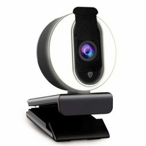 NexiGo N970P 4K 웹캠 노이즈 캔슬링 마이크 온보드 메모리, Webcam with Light