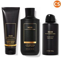 [미국직배송] 배쓰앤바디웍스 누아르 남성 바디케어 바디크림 바디워시 스프레이중 택1 NOIR Bath&Body Works Body Cream Wash, 02 바디워시_BODY WASH, 1개