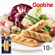 굽네 닭가슴살 마늘 그릴후랑크, 120g, 10팩