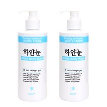 1+1 넬라 하얀눈 바디워시 바디클렌저 대용량 플로랄향, 400g, 2세트