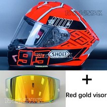 스키헬멧 X14 X-14 X-Spirit 3 Marquez 4 Kask 헬멧 풀페이스 바이크 오토바이 레드 앤트 라이딩 모토크로스 레이싱, [03] XL, [06] Rose red Visor