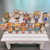 우드인형 이색직업 시리즈 DIY 나무공예 수업교구, 해녀
