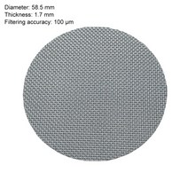 커피머신 커피메이커 커피기계 에스프레소기계51/53.5/58.5 MM 커피 필터 플레이트 교체 용 백 플러시, 03 58.5mm x1.7mm