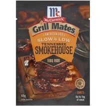 Mccormicks Smokehouse 맥코믹 그릴메이트 테네시 스모크하우스 40g 10팩, 10개