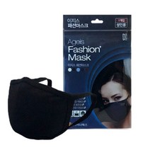 [약국용] 순면3중 패션 이지마스크(블랙)-성인용, 1개, 1개, 블랙