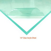 Clear Acrylic Plexiglass Sheet - 1/4