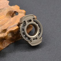 핵 반응기 Fidget 핑거 자이로 스트레스 릴리프 항공 알루미늄 키네틱 장난감 Edc Spinner 금속 볼 베어링 스핀 링, [01] Mud