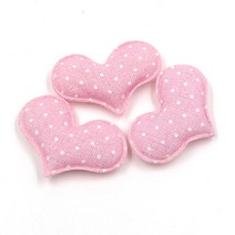 (당일출고) 하트 핀쿠션 바늘꽂이 시침핀꽂이 3개세트-핑크 바이올렛 베이지 3가지색상, 베이지3개