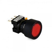 1A1B 푸쉬락 전원 스위치 24V DC LED 매입형 ON-ON 16mm KBL160AT-L3C1푸쉬 락 전원 스위치 LED, 오렌지 [KBL160AT-L3CO1]