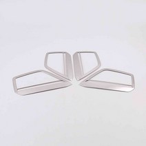 아우디 호환 카오디오뱅크 카 오디오 자동차 스피커 탄소 섬유 자동차 오디오 도어 사운드 트림 스피커 프, 01 titanium silver