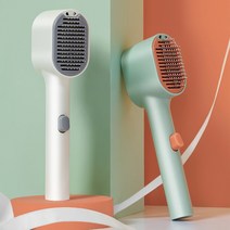 펫트임빗 전동마사지빗 긴털 강아지 자동전동빗 전동 강아지 털트임빗 반려동물 빗, 화이트, 스팟