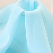 패브릭샵 대폭쉬폰원단 45컬러, 37.베이비블루