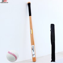 야구배트 방망이 나무 원목 소포라 우드 단단한 훈련용 호신용 방어, 괴목 방망이/84cm 커버 야구공