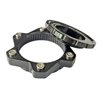 자전거부품 Centerlock 6 홀 어댑터 센터 잠금 변환 브레이크 디스크 볼트 산악 자전거 도로, 검정