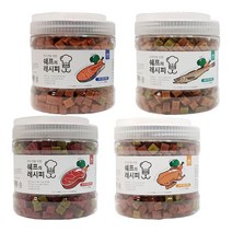 반려견 훈련 보상용 대용량 육포 트릿 4종 작은간식 건강도움 스몰 칭찬 애견용 한입용 강쥐용 맛좋은