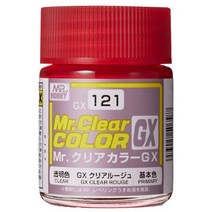 군제 락카 도료 GX121 클리어 루즈 18ml