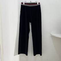 [행복한백화점][그린조이][그린조이] 코듀로이 허리밴드 트레이닝 팬츠 블랙 여성 GW19WT83W