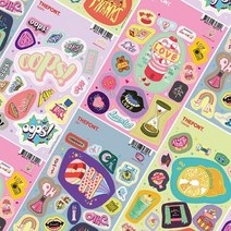THEFONT 스티커 Love, Oops