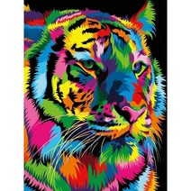 우드 직소퍼즐 호랑이 가족 동물 세로 일러스트 300 500 1000조각 집순이 취미생활 선물용 집중력향상 성인용 장난감, 그림06, 300조각