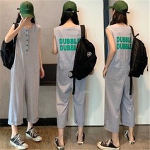 빅 사이즈 여름 와이드 여자 여성 마실 바캉스 레이디라이크룩 점프수트