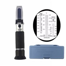 4in 1 ATC 굴절계 부동액 냉각수 테스터 Adblue 엔진 유체 프로필렌 에틸렌 글리콜 감지기 자동차 청소 배, 01 With Box