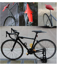 러브유어패밀리 MTB 자전거 흙받이 산악자전거 머드가드 자전거 악세사리, 레드