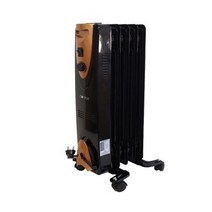 코멕스RU-25BR 전기 오일 라디에이터 쪽난로 5핀 블랙 동파방지, RU-25BR