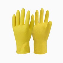 하얀손 미니 고무장갑 노란색 하얀손 미니 고무장갑 노란색 대형 10개 (제스트)_973EA, 1, 본상품선택