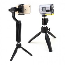 VR 360 테이블 핸들 미니 삼각대 손잡이 액세서리 거치대 짐벌 맨프로토 카메라 액션캠 DSLR, 단품