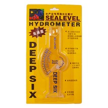 DEEP SIX 비중계 해수염 비중 염도 측정도구