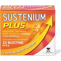 Maintain Supdenium Plus- 아미노산 비타민 및 미네랄의 특정 복합체를 기반으로 한 에너지 보충제. 신체적 정신적 에너지를위한 22 향 주머니., 1개