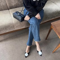 (무배)(제작) 고퀄 샤 카멜리아 플라워 코사주 퀄팅 슬링백 5cm 펌프스힐 플랫슈즈